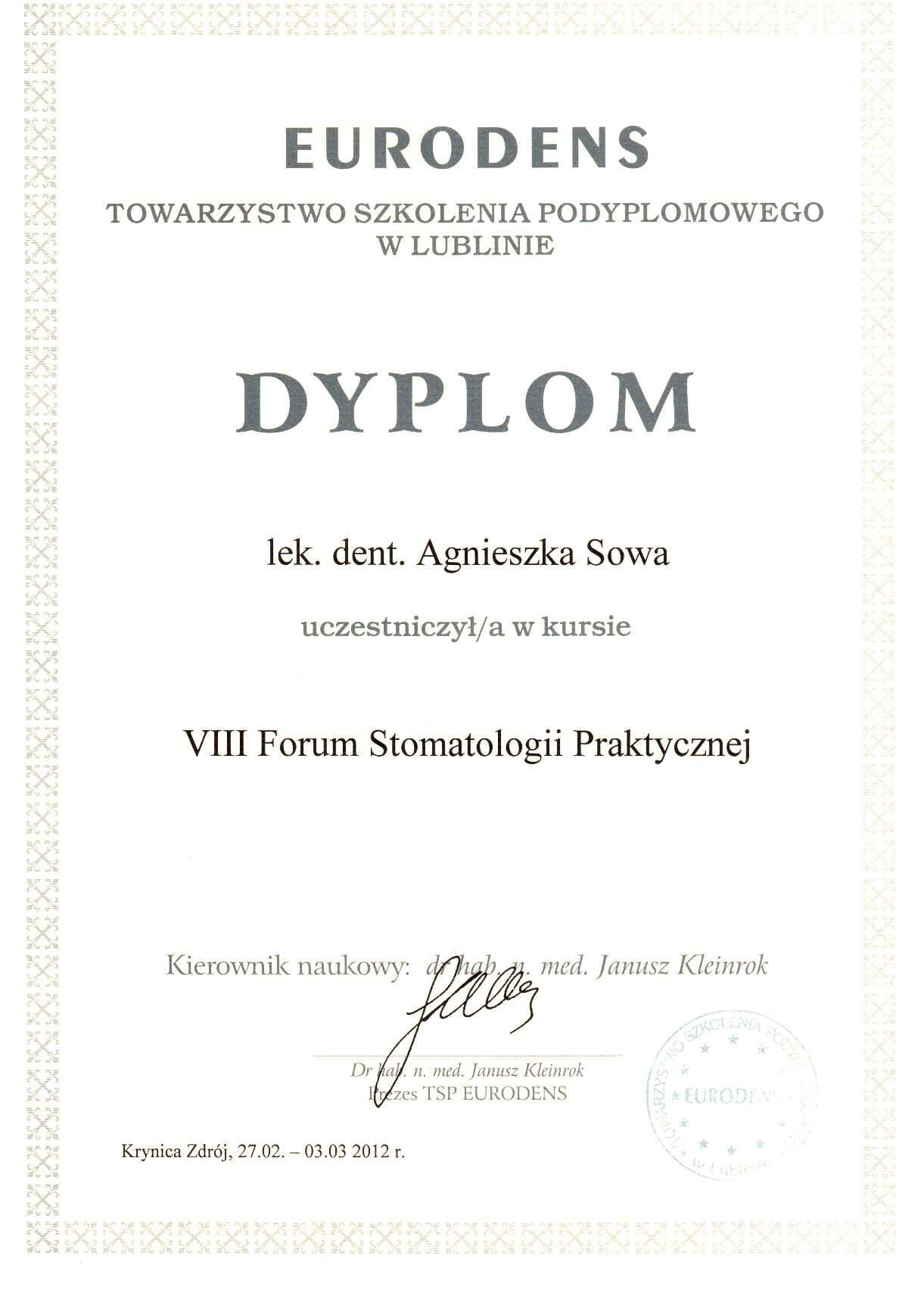 VII forum stomatologii praktycznej