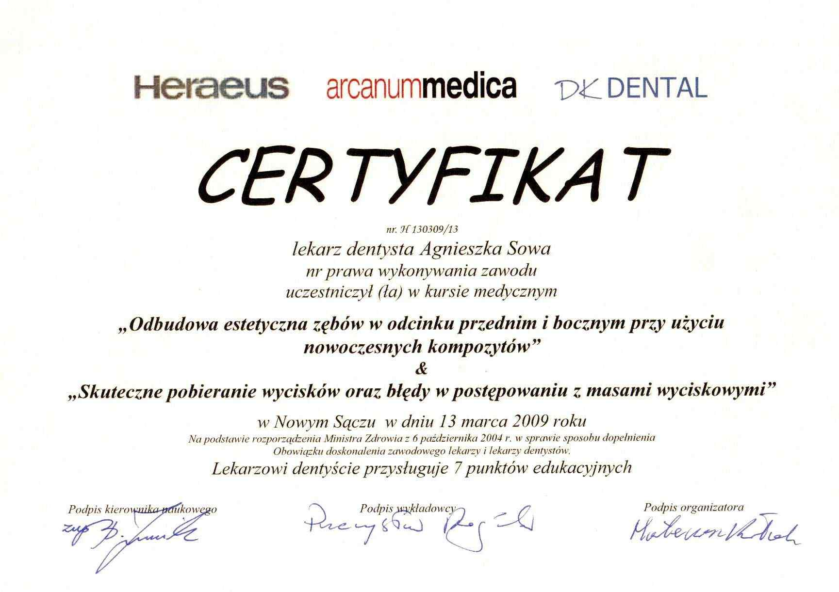 Odbudowa estetyczna