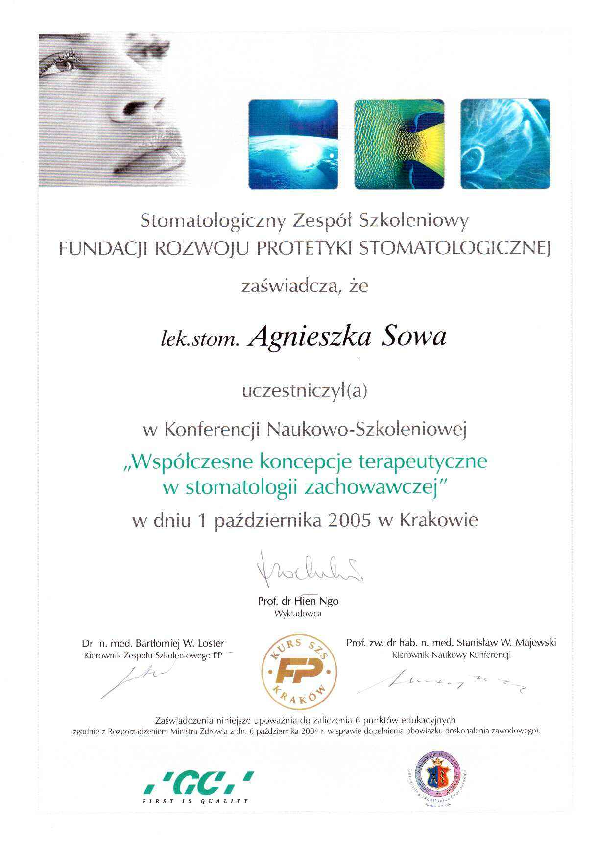 Stomatologia zachowawcza 2005