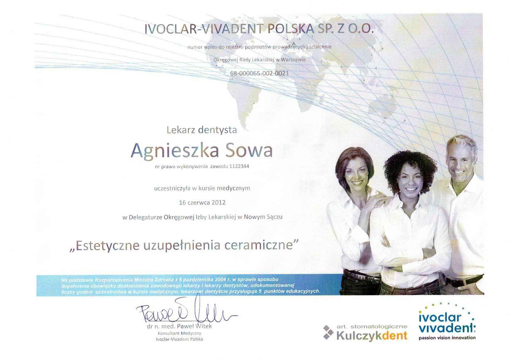 Uzupenienia ceramiczne