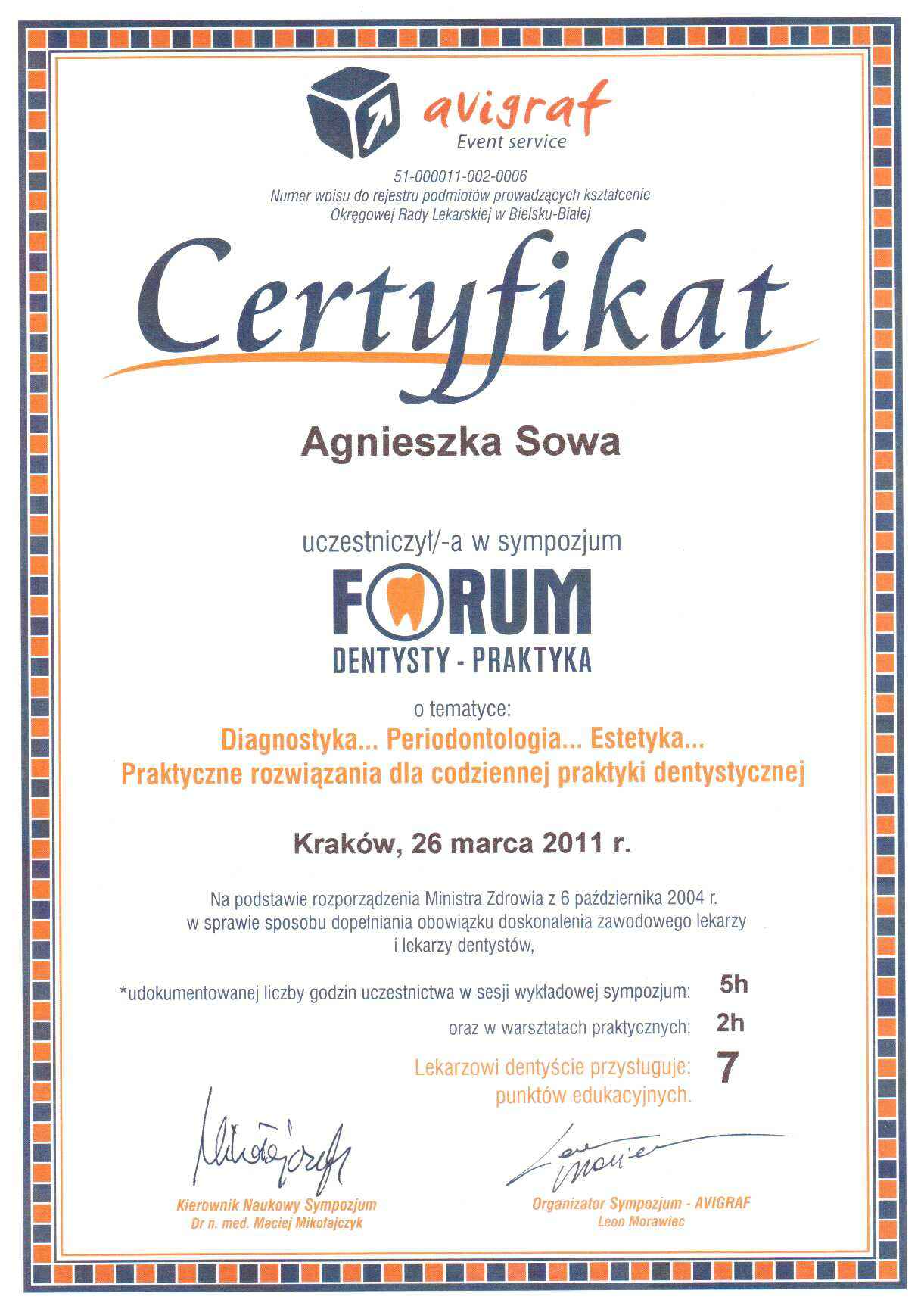 Diagnostyka, periodontologia
